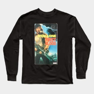 Rambo First Blood VHS Long Sleeve T-Shirt